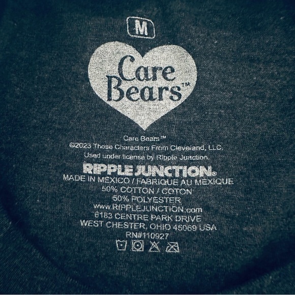 Ripple Junction Care Bears Heather Gray Graphic T-Shirt Unisex Size Medium - Picture 6 of 7